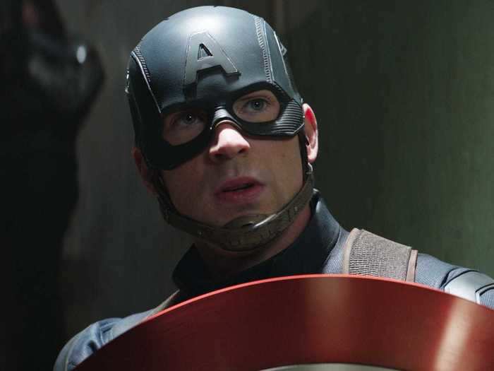 When Captain America runs into himself his double says, "I can do this all day."