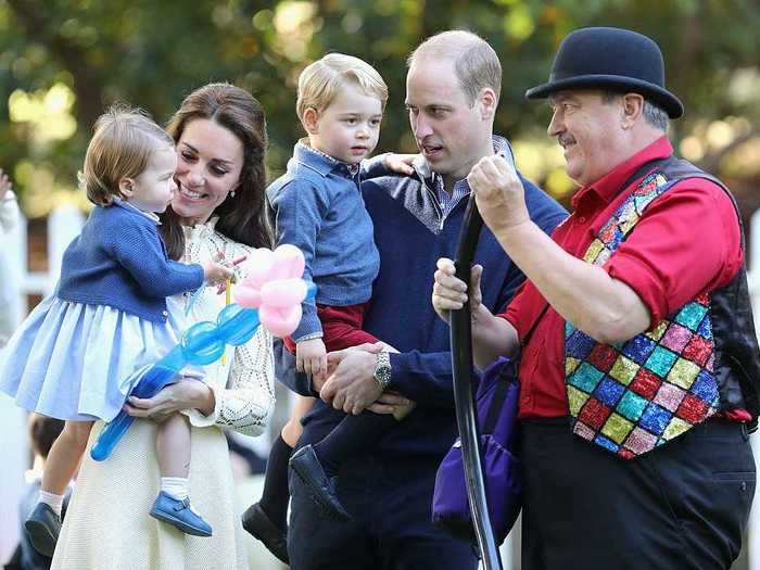 They bring their kids to carnivals.