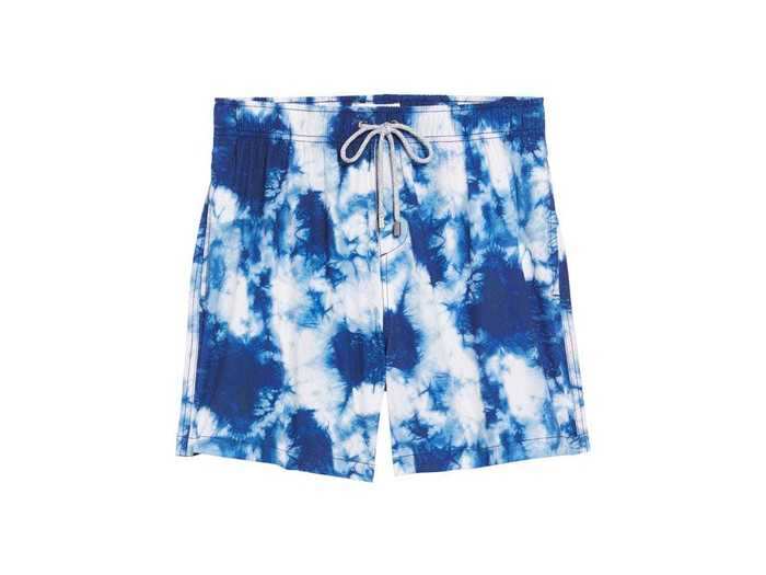 A marbled pair of swim shorts