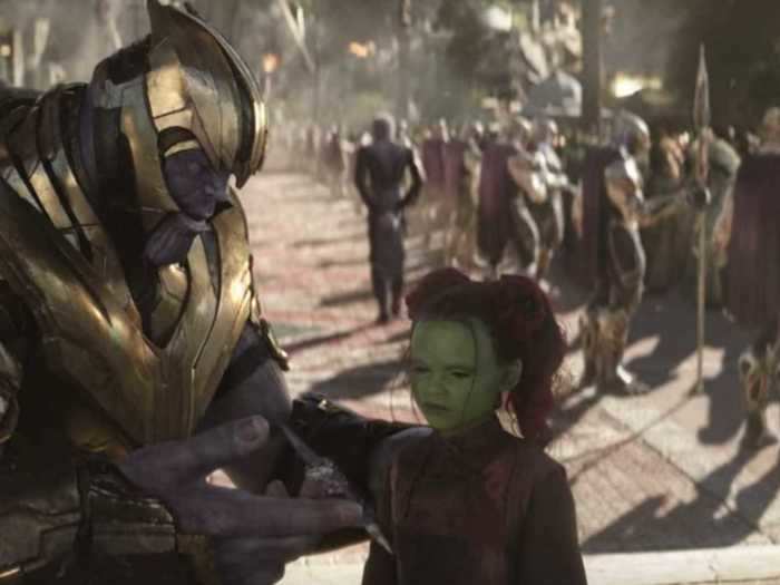 They considered starting the movie with Gamora