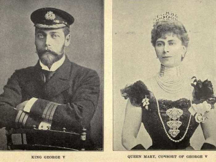 July 6, 1893: Prince George (to be King George V) married Princess Victoria Mary of Teck at the Chapel Royal, St James