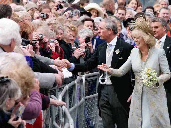 April 9, 2005: Prince Charles (son of Queen Elizabeth II) married Camilla Parker-Bowles at Windsor Guildhall.