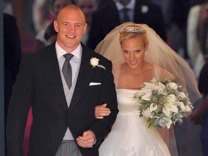 July 30, 2011: Zara Phillips (daughter of Princess Anne and granddaughter of Queen Elizabeth II) married Mike Tindall at the Canongate Kirk, Edinburgh.