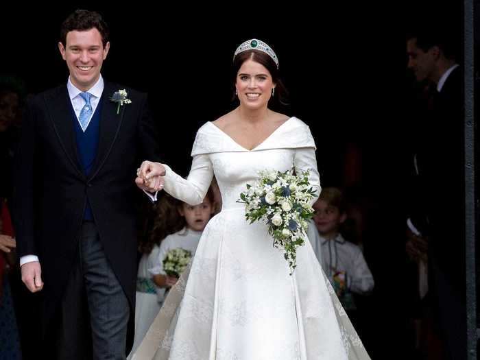 October 12, 2018: Princess Eugenie and Jack Brooksbank married in St. George