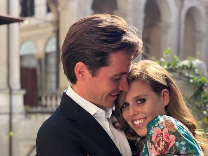 2020: Princess Beatrice of York was due to marry property tycoon Edoardo Mapelli Mozzi this year, but their wedding was canceled due to the coronavirus pandemic.