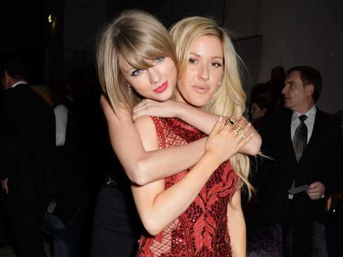 Swift invited Ellie Goulding to perform with her during the 1989 tour.