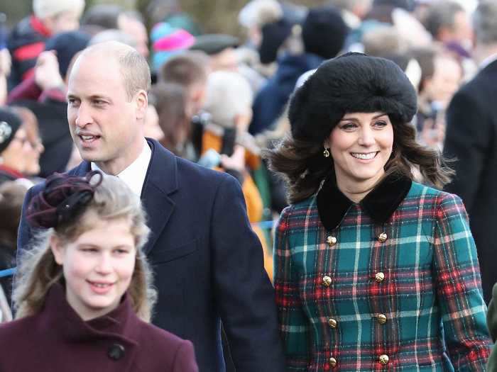 In 2017, Middleton and Prince William repeated their Christmas PDA while at the Church of St. Mary Magdalene.