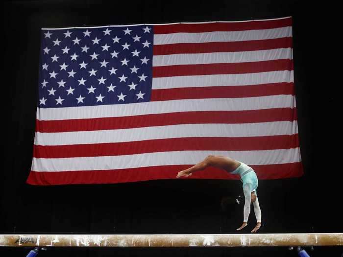 And the 23-year-old American darling is one of the most decorated gymnasts — male or female — in the history of the sport.