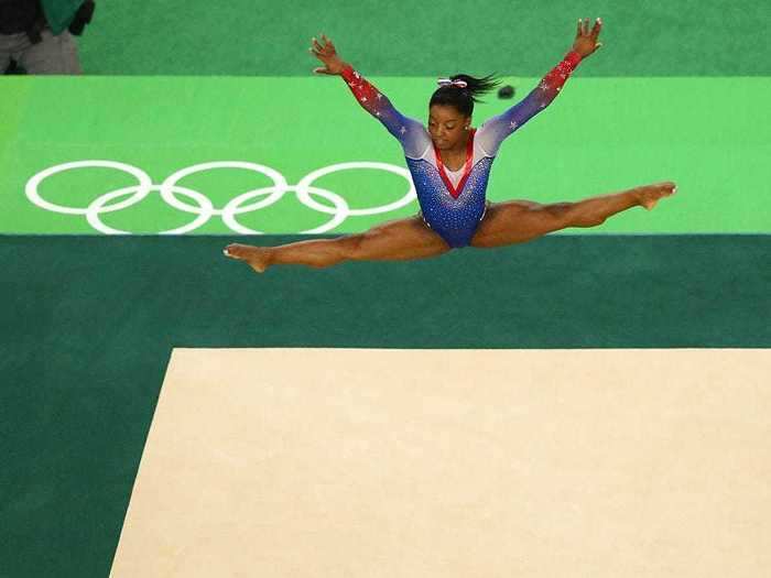 In the only Olympic outing of her career — the 2016 games in Rio de Janeiro — Biles took home five medals.