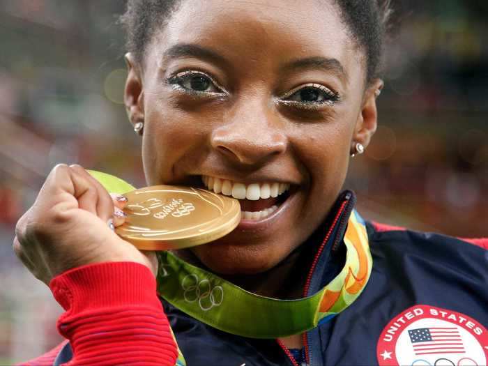 She won four gold medals in Brazil — more than any other female American gymnast in the history of the games.