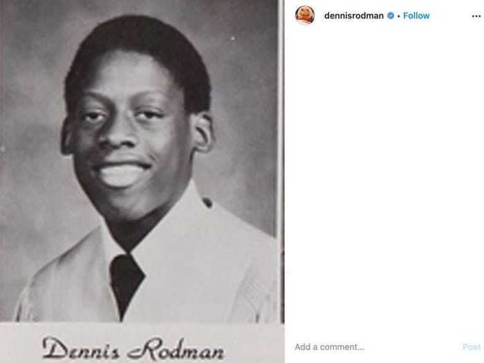 Rodman described himself as "really shy" growing up, saying he