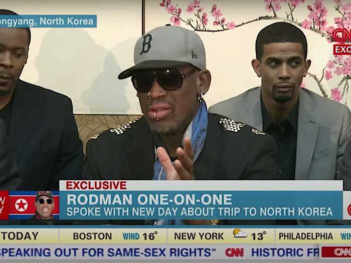 Rodman has drawn criticism for the friendship, as Kim rules over a totalitarian state with a poor human rights record.