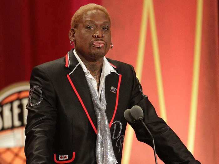 Rodman was inducted into the Basketball Hall of Fame in 2011. He gave an emotional speech in which he thanked several of his coaches and teammates for caring for him. He also apologized for not being a better son to his mother or a better father to his kids.