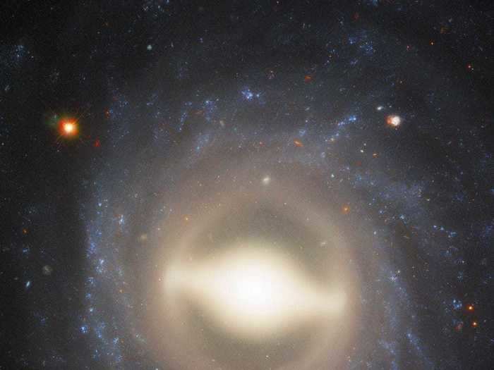 Galaxy NGC 1015 is classified as a barred spiral galaxy, just like the Milky Way.