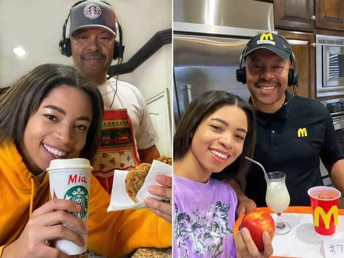 This dad is recreating Starbucks, the movie theater, and McDonald