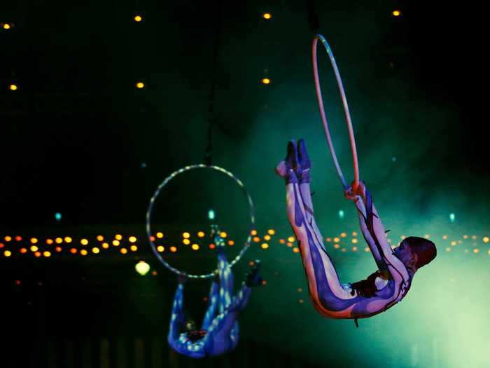 Cirque du Soleil announced it is laying off 95% of its 4,679 person staff on March 19, a week after canceling all its upcoming performances. The circus producer kept 259 staffers to plan and sell tickets for future tours.