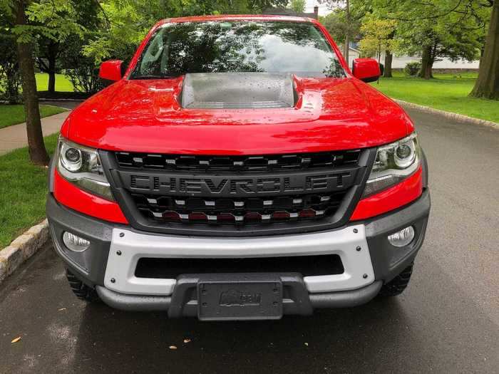 The Bison carries the proud Chevrolet name on the blacked-out grille, rather than the bowtie Chevy badge.