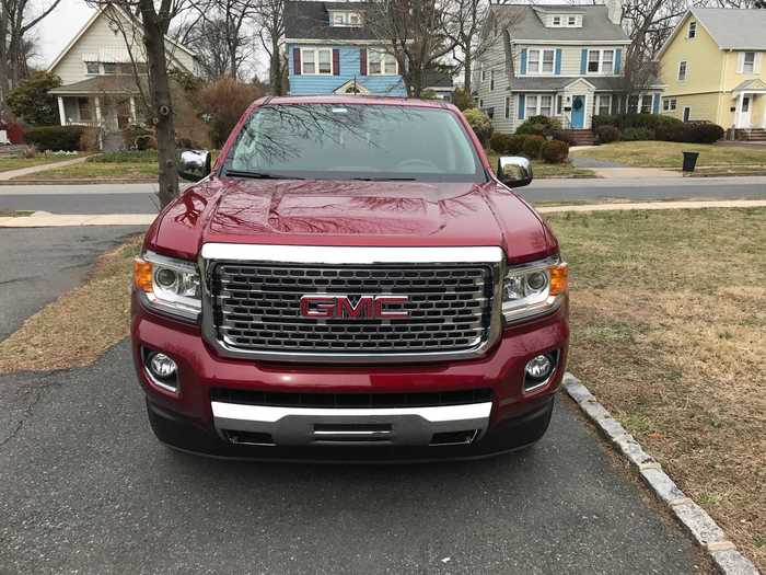 You can really see the pickup-truck DNA when you study the Canyon Denali