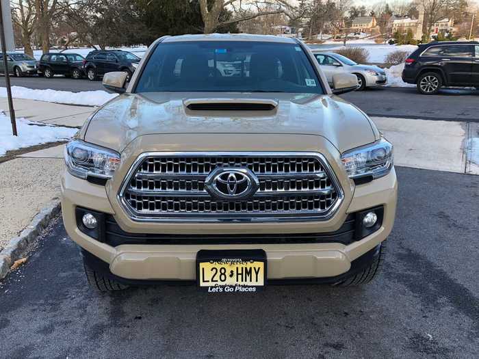 The front fascia of the TRD Sport is certifiably unattractive. But it is purposeful and "trucky,"