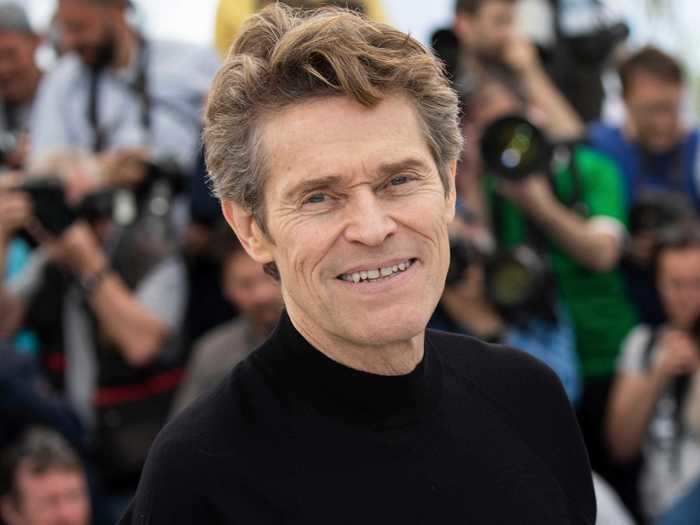 Dafoe recently starred alongside Robert Pattinson in the black-and-white film "The Lighthouse."