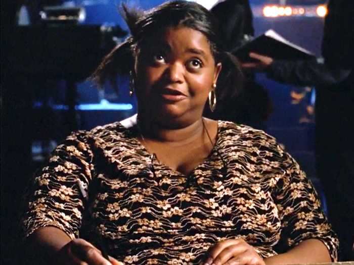 Octavia Spencer has a minor role as a check-in girl at the wrestling event that Peter participated in.