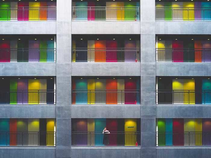 "Colorful architecture in Tokyo" by Alvaro Valiente