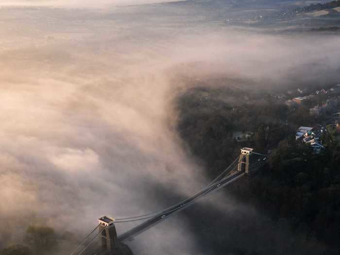 "Clifton suspension bridge" by Tom Bridges