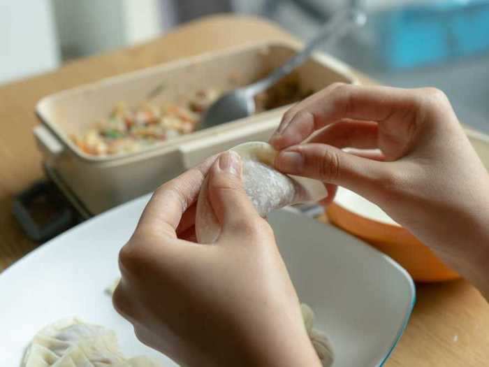 Gyoza wrappers are useful for a variety of dishes.