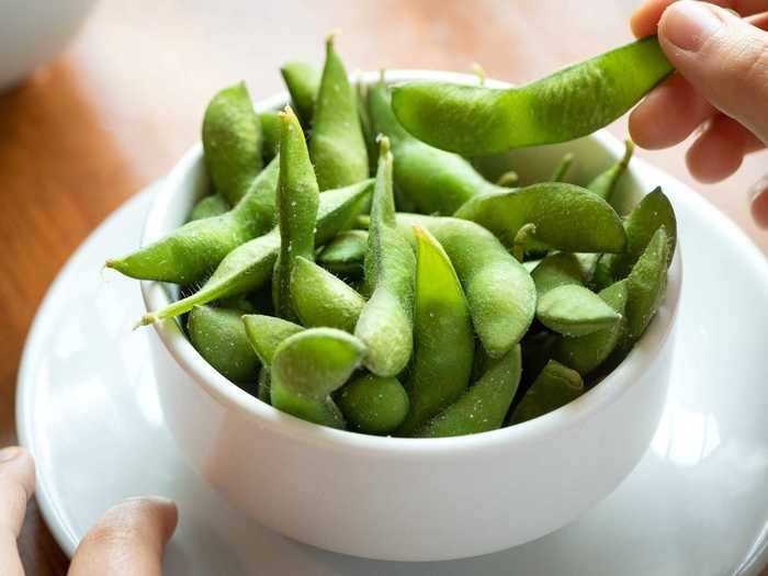 Edamame is a great snack and a special edition to a meal at home.