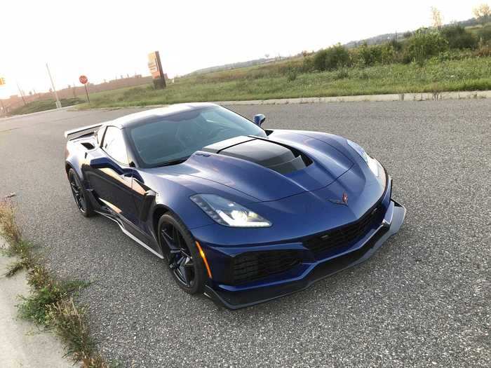 The Corvette ZR1 — the most powerful Vette in history. The one I tested was $137,000.