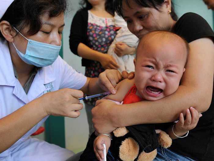 Thousands of vaccinations have been canceled, putting children across the world at higher risk of contracting other diseases.