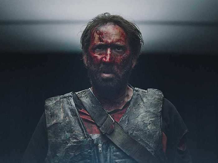 "Mandy" allows star Nicolas Cage to shine as a man hell-bent on revenge.