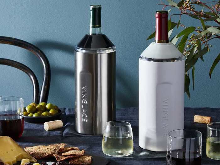 A sleek way to keep their wine cold