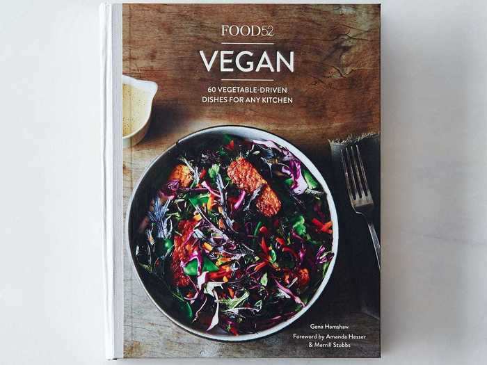 A signed vegan cookbook