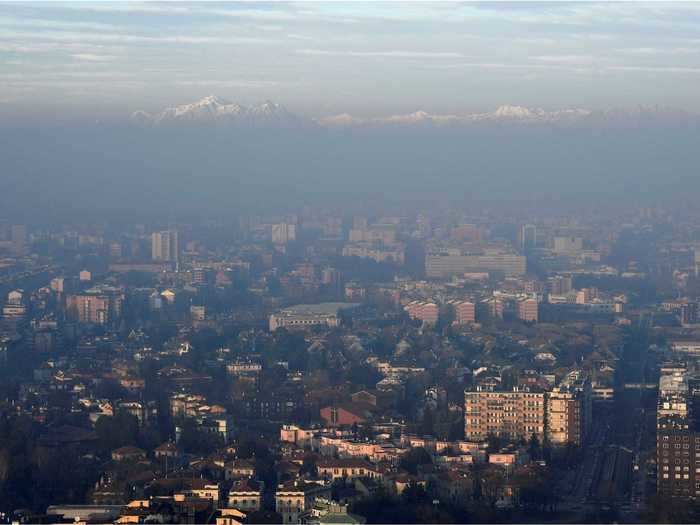 Milan has historically struggled with smog.