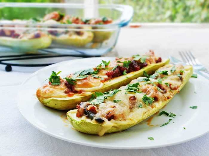 Zucchini boat pizzas are a simple way to enjoy your favorite toppings.