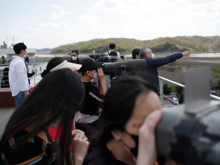 But international curiosity about North Korea has remained, and South Koreans are still flocking to their northern border to catch a glimpse of the mysterious country.