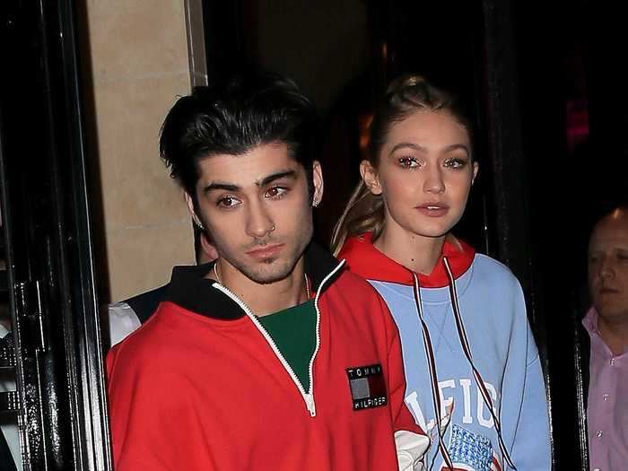 January 2017: Fans wondered whether or not Malik and Hadid were engaged after they spotted the model wearing a diamond ring.