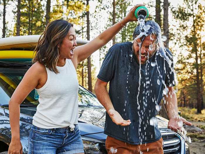 A water bottle to keep drinks cold on long shifts