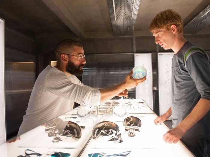 "Ex Machina" features standout performances by Domhnall Gleeson, Oscar Isaac, and Alicia Vikander.