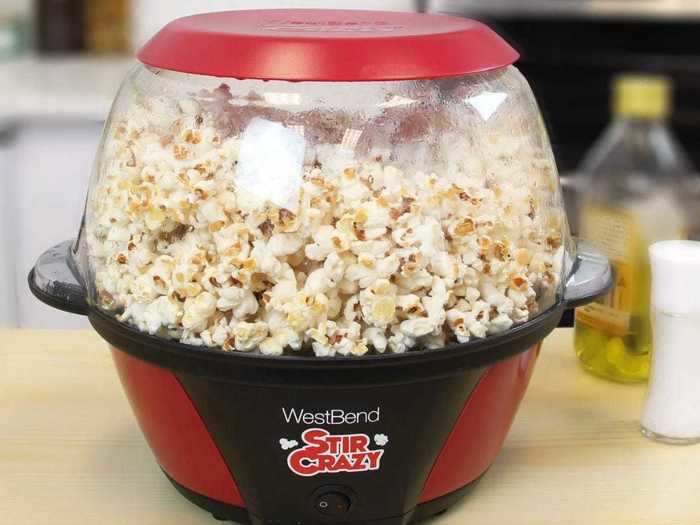 A movie theater popcorn experience at home