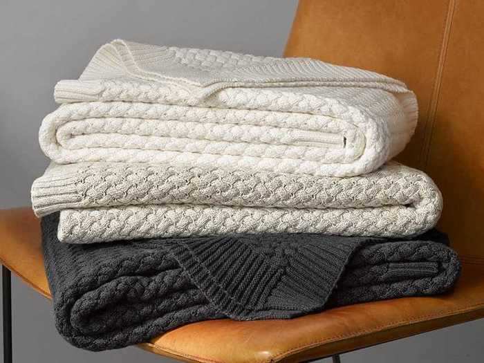 A great throw blanket keeps you warm even when you