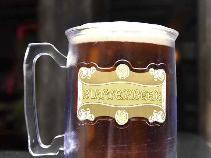 Butterbeer is a refreshing drink that can be enjoyed with a meal or on its own.