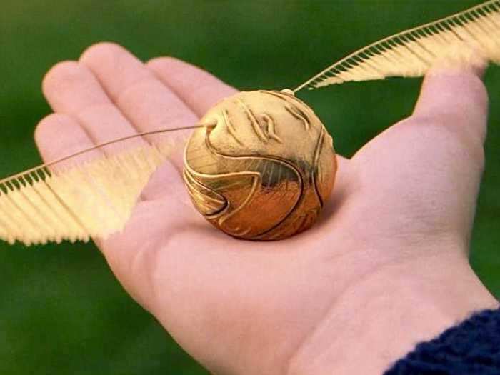 A chocolate Golden Snitch is even easier to make.