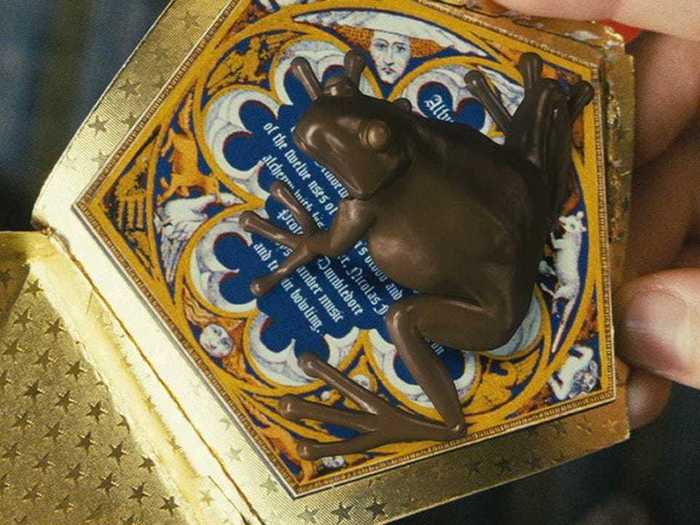 You can also make chocolate frogs at home, right down to the magical box.