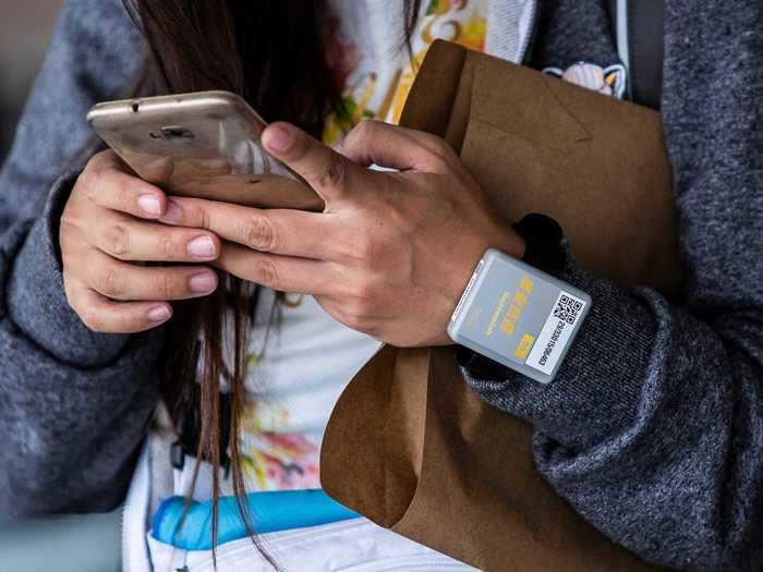 Some of the 60,000 bracelets issued by the Department of Health and the Innovation and Technology Bureau are larger than the wristbands, and capable of tracking wearers independently of their phones.