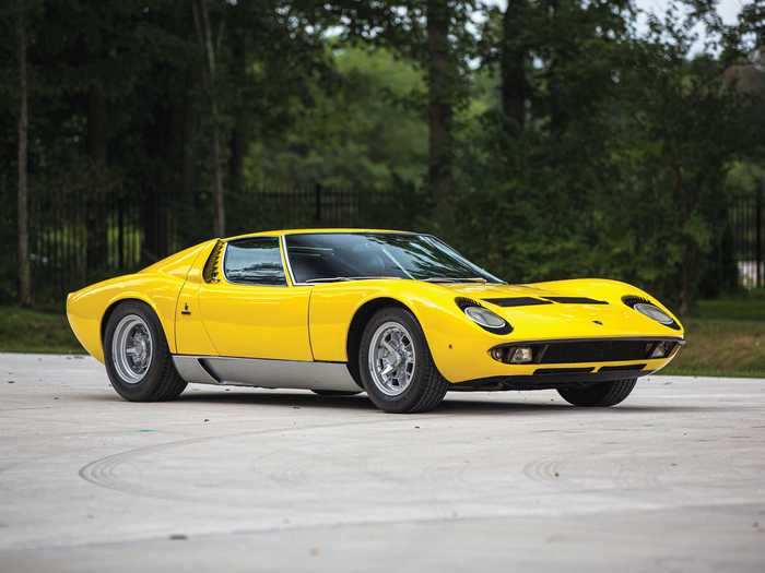 1969 Lamborghini Miura P400S: $1 million to $1.5 million