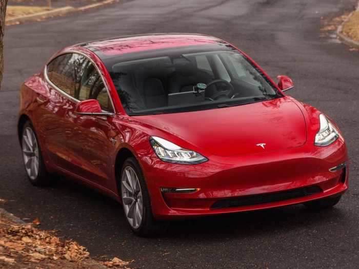 1. Tesla Model 3: -24.2%