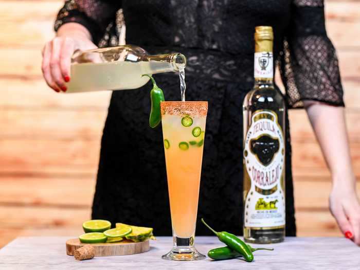 1. Spicy Pineapple Paloma