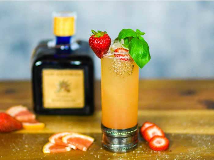 2. Strawberry Basil Paloma